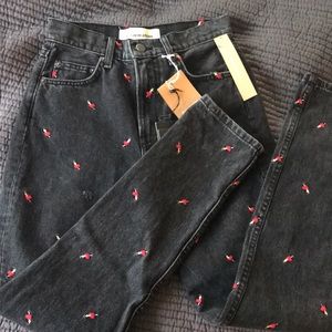 reformation heart jeans